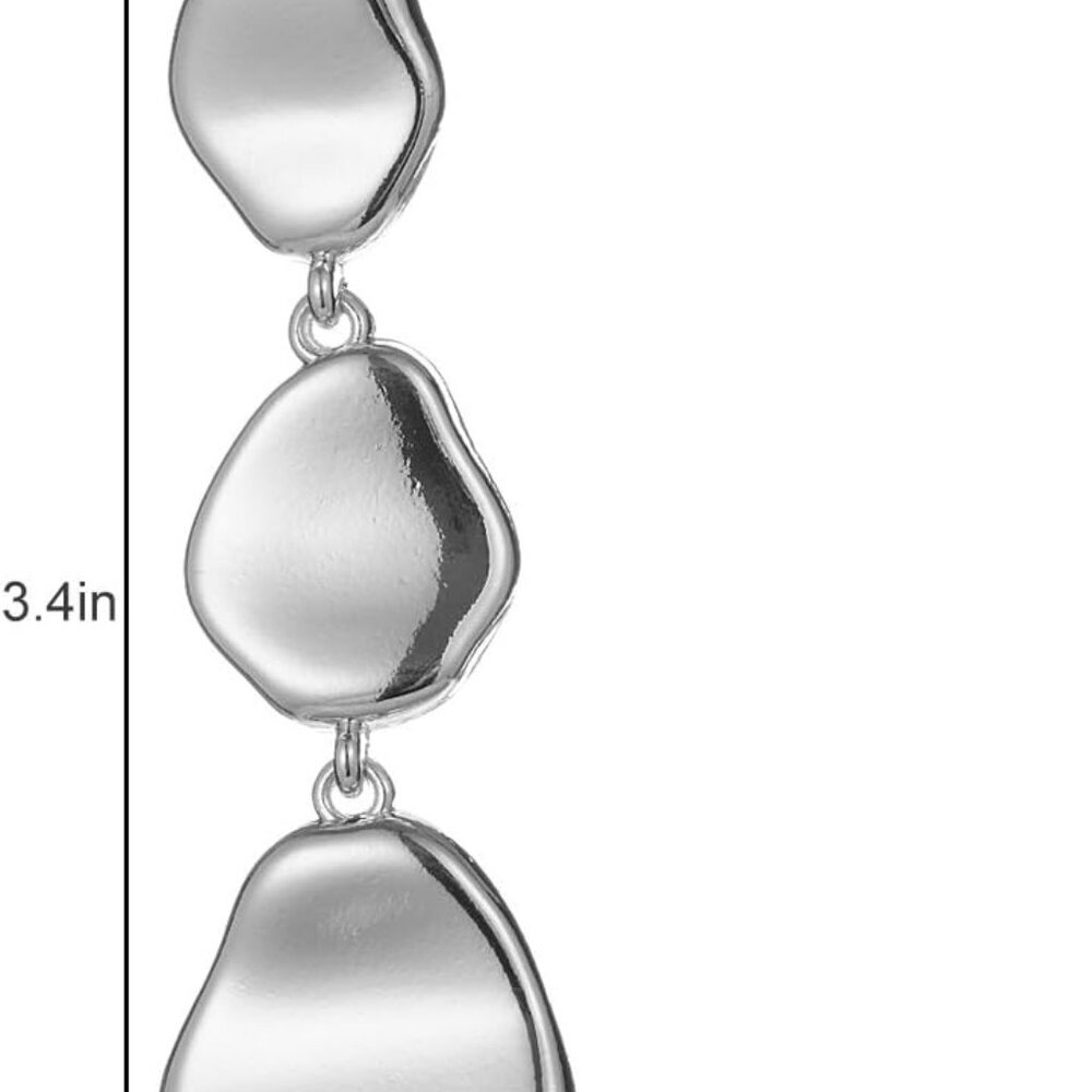 Statement Multi-Layer Y Necklace 28" Adjustable G… - image 3